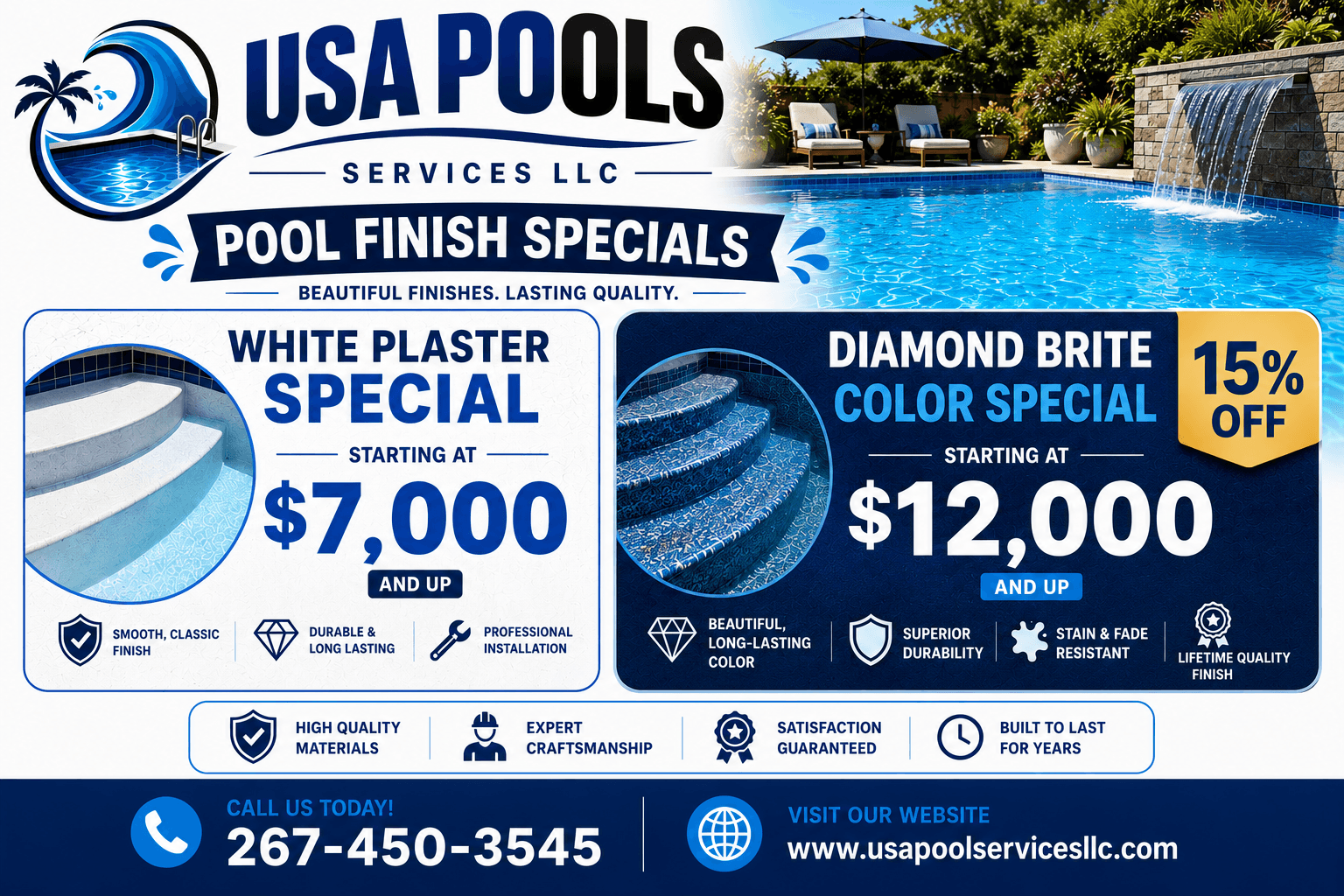 Special Offer 2 - USA Pools Services